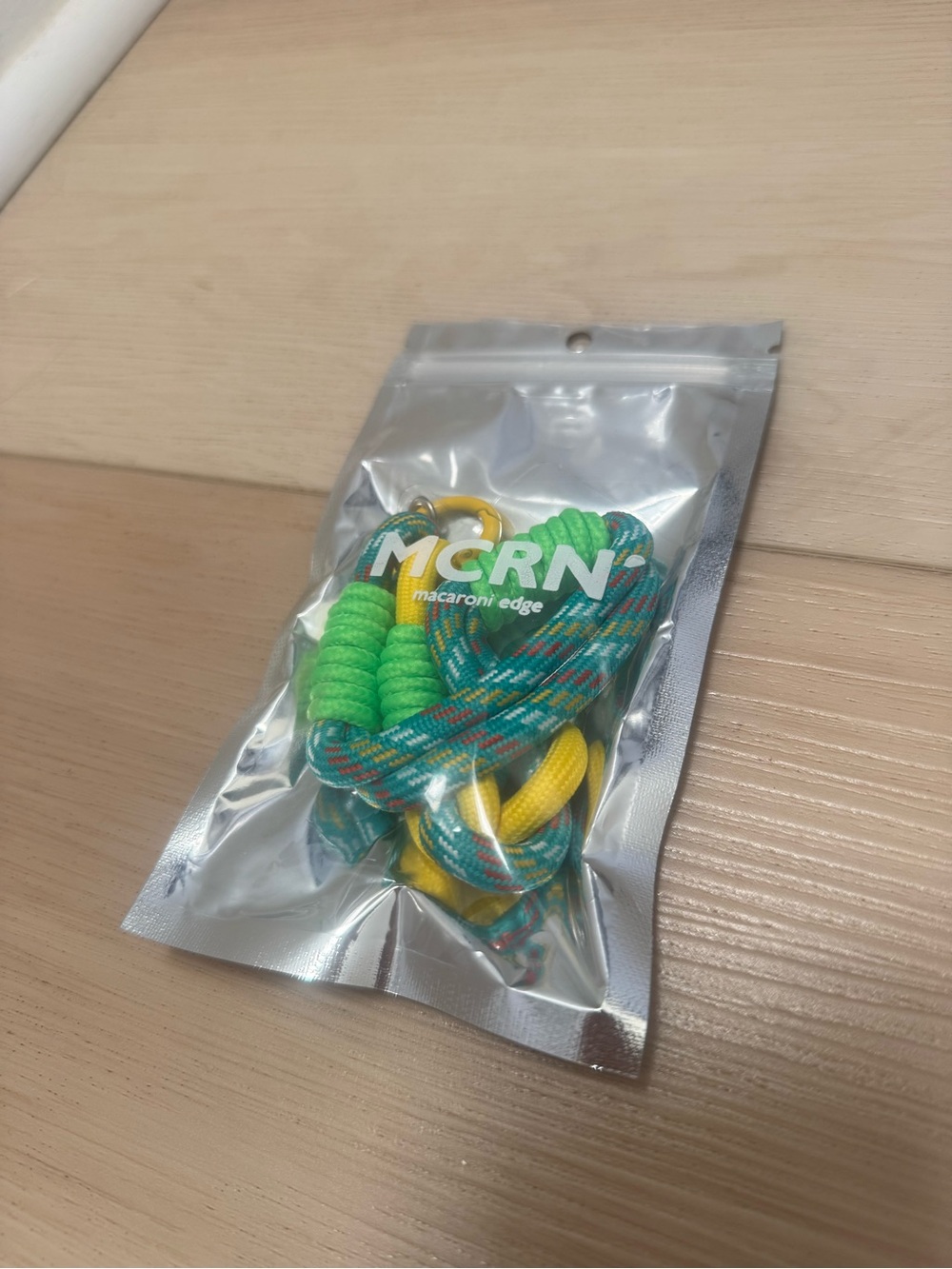 MCRN Macaroni Edge Green & Yellow Phone Bracelet